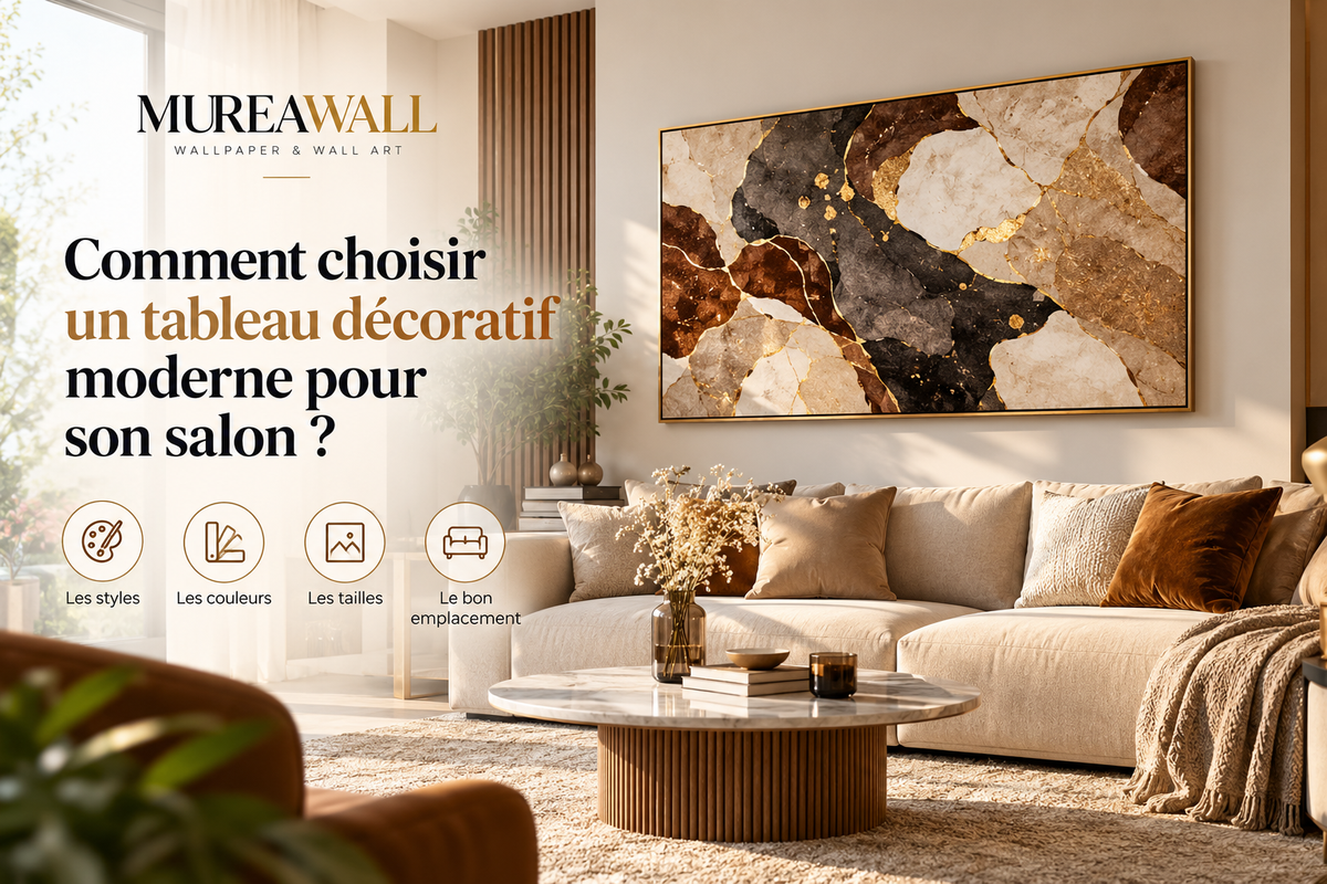Comment choisir un tableau décoratif moderne pour son salon ?