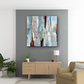 Tableau abstrait Éclats de Couleur