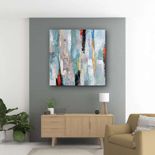Tableau abstrait Éclats de Couleur