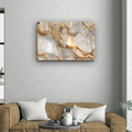 Tableau effet marbre Beige & Or