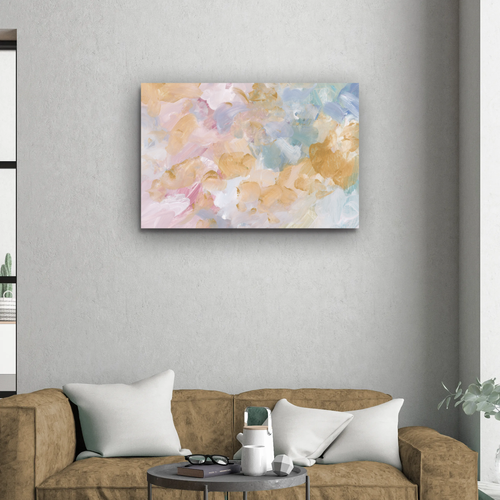 Tableau abstrait Nuances Pastel – Douceur & Élégance