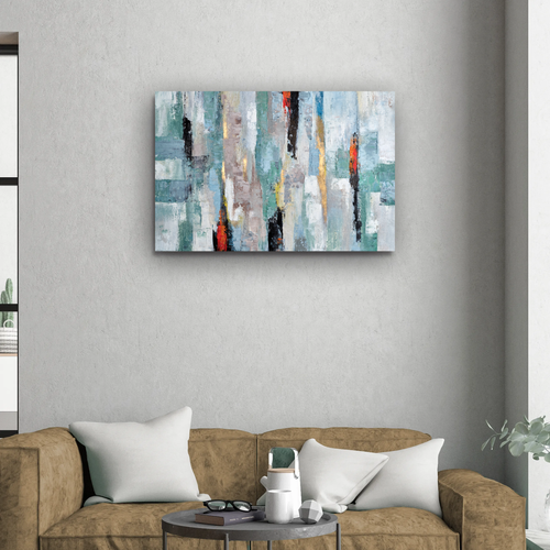 Tableau abstrait Éclats de Couleur