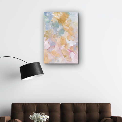 Tableau abstrait Nuances Pastel – Douceur & Élégance