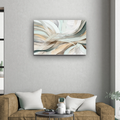 Tableau abstrait Ondes Élégantes