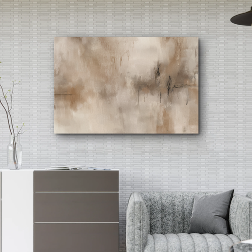 Tableau abstrait Nuances de Sable